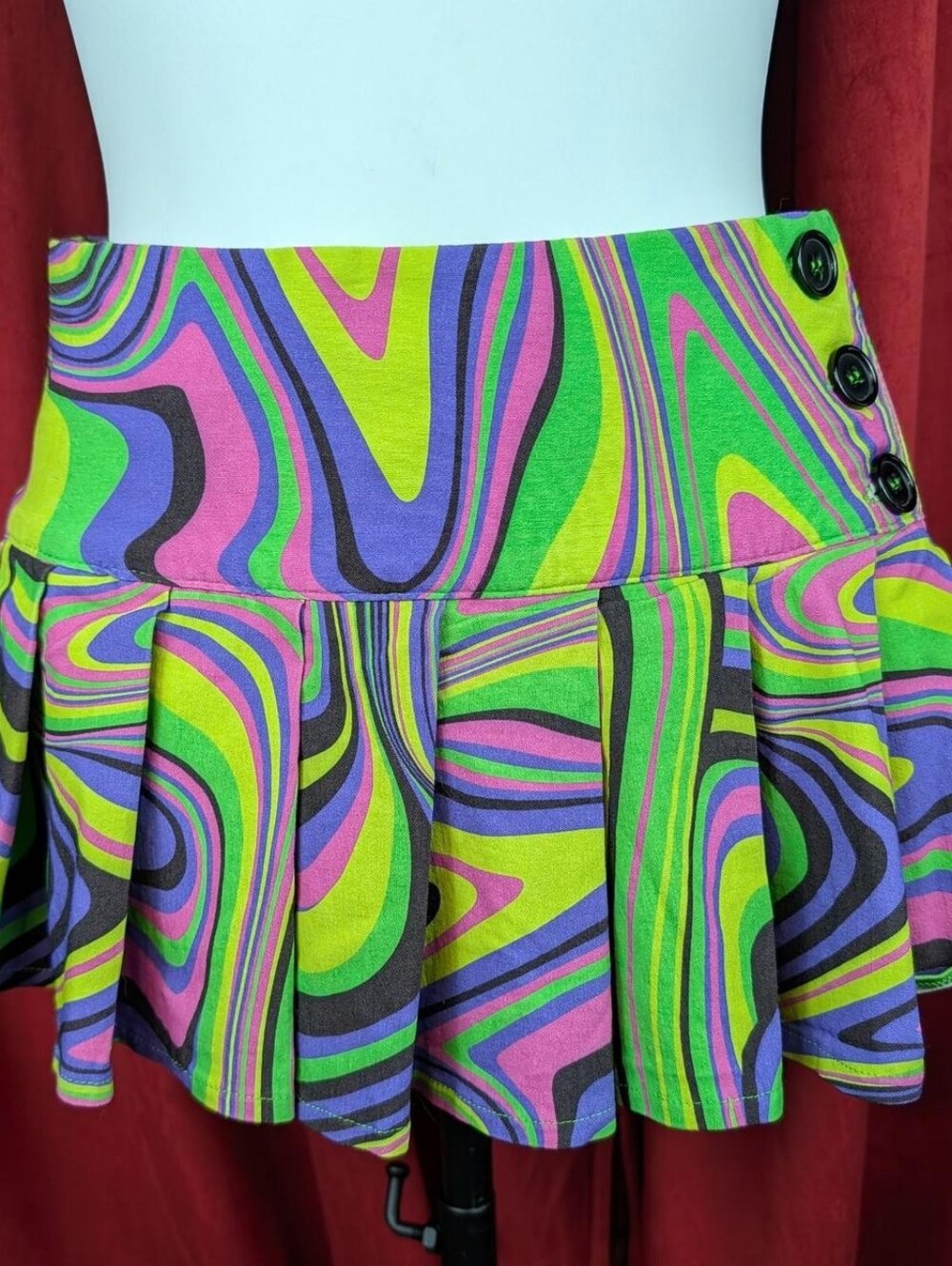 Current Mood Wavy Baby Pleated Skirt